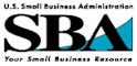 SBA Logo blue and white